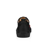 Christian Louboutin Adolescenza Black Recycled Polyester and Bio-based Sneakers - 1230193BK01 - 2