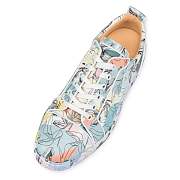 Christian Louboutin Louis Junior Multicolor Leather Shoes It Up Print Low-top Sneakers - 1230694M024 - 3