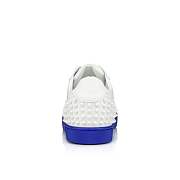 Christian Louboutin Seavaste 2 Blue Leather Funky Mesh and Spikes Low-top Sneakers - 1230188T830 - 4