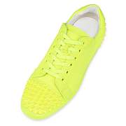 Christian Louboutin Seavaste 2 Fluo Yellow Leather Low-top Sneakers - 1230639Y326 - 5