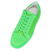 Christian Louboutin Seavaste 2 Fluo Green Leather Low-top Sneakers - 1230639E576 - 6