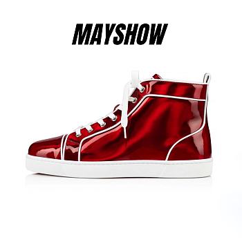 Christian Louboutin Red Patent Sneakers - 3210341R251