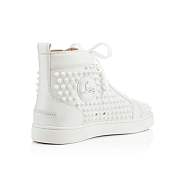 Christian Louboutin Louis Spikes White Leather and Spikes Sneakers - 11010833047 - 2