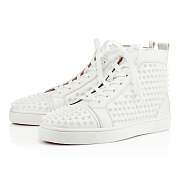 Christian Louboutin Louis Spikes White Leather and Spikes Sneakers - 11010833047 - 4