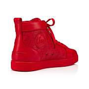 Christian Louboutin Louis Red Leather Techno CL High-top Sneakers - 1230180R251 - 5