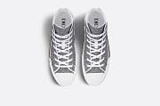 Dior B23 High Top Ruthenium Metallic Thread Dior Oblique Jacquard - 3SH126ZTU_H868 - 3