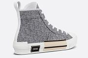 Dior B23 High Top Ruthenium Metallic Thread Dior Oblique Jacquard - 3SH126ZTU_H868 - 5