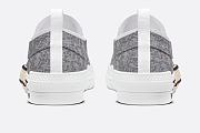 Dior B23 Low Top Ruthenium Metallic Thread Dior Oblique Jacquard - 3SN249ZTU_H868 - 4