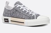 Dior B23 Low Top Ruthenium Metallic Thread Dior Oblique Jacquard - 3SN249ZTU_H868 - 5