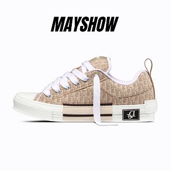 Dior B23 Skater Low Top Beige Dior Oblique Jacquard - 3SN292ZUY_H100