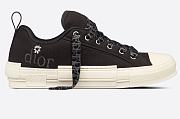 Dior B23 Skater Low Top ERL Black Cotton Canvas - 3SN292ZWC_H968 - 4