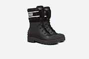 D-Major Ankle Boot Black Calfskin and Lambskin Wool - KDI704VES_S20X - 4