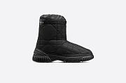 Dior Frost Ankle Boot Black Cannage Quilted Nylon and Shearling - KDI812CQN_S900 - 4