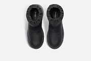 Dior Frost Ankle Boot Black Cannage Quilted Nylon and Shearling - KDI812CQN_S900 - 6