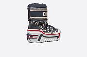 DiorAlps Snow Ankle Boot Deep Blue Dior Oblique Shiny Nylon - KCI685OSY_S96B - 3