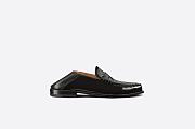 Dior Loafer Black Smooth Calfskin and Beige and Black Dior Oblique Jacquard - 3LO115ZKF_H961 - 6