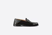 Dior Loafer Black Smooth Calfskin and Beige and Black Dior Oblique Jacquard - 3LO115ZKF_H961 - 4