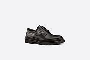 Dior Explorer Derby Shoe Black Smooth Calfskin and Black Dior Oblique Jacquard - 3DE319ZKD_H961 - 5