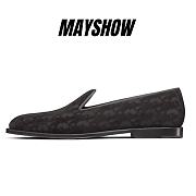 Dior Timeless Loafer Black Dior Oblique Velvet - 3LO121ZKA_H969 - 1