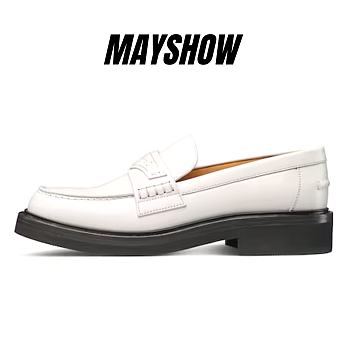 Dior Boy Loafer White Brushed Calfskin - KDB759ACA_S03W