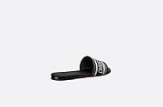 Dway Slide Black Embroidered Cotton - KCQ166ERC_S11X - 3