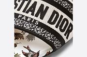 Dway Slide White Multicolor Embroidered Cotton with Dior Jardin Botanique Motif - KCQ209GRY_S43L - 2