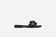 Dio(r)evolution Slide Black Quilted Cannage Calfskin - KCQ726CQC_S900 - 2