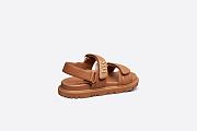 Dioract Sandal Cognac-Colored Lambskin - KCQ547LAB_S33M - 3