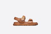 Dioract Sandal Cognac-Colored Lambskin - KCQ547LAB_S33M - 4