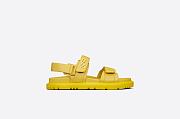 Dioract Sandal Mustard Yellow Lambskin - KCQ547LAB_S16Y - 4