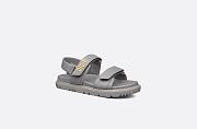 Dioract Sandal Gray Lambskin - KCQ547LAB_S33G - 3