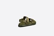 Dioract Sandal Khaki Lambskin - KCQ547LAB_S11H - 2