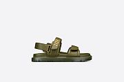 Dioract Sandal Khaki Lambskin - KCQ547LAB_S11H - 4