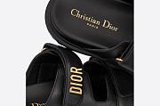 Dioract Slide Black Lambskin - KCQ718LAB_S900 - 5