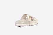 Dioract Slide White Lambskin - KCQ718LAB_S03W - 4