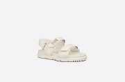 Dioract Sandal White Lambskin - KCQ547LAB_S03W - 4