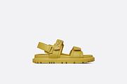 Dioract Sandal Saffron Yellow Lambskin - KCQ547LAB_S30Y - 3