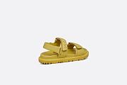 Dioract Sandal Saffron Yellow Lambskin - KCQ547LAB_S30Y - 4