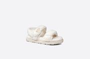 Dioract Sandal White Shearling - KCQ773SPK_S03W - 3