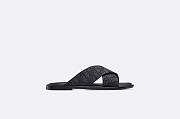 Dior Alias Sandal Black Dior Oblique Jacquard - 3SA126ZSA_H969 - 3