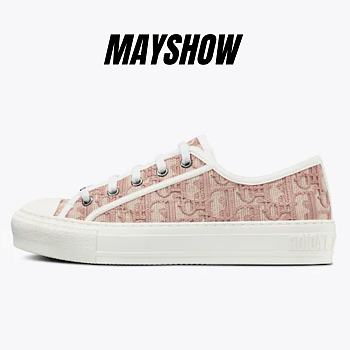 Walk'n'Dior Sneaker Nude Dior Oblique Embroidered Cotton - KCK211OBE_S21U