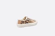 Walk'n'Dior Sneaker Beige Jute Canvas Embroidered with Dior Union Motif - KCK281JUR_S29U - 2