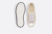 Walk'n'Dior Platform Sneaker Gold-Tone Dior Oblique Cotton with Metallic Thread Embroidery - KCK385OBL_S49K - 4