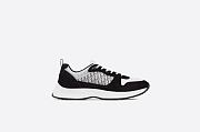 Dior B25 Oblique Runner Sneaker Black Suede - 3SN259YUH_H960 - 6