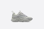 Dior B22 Sneaker Gray Technical Mesh and Smooth Calfskin - 3SN231YKA_H804 - 4