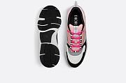 Dior B22 Sneaker Pink and White Technical Mesh with Pink and Black Calfskin - 3SN231YKB_H300 - 4