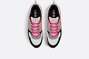 Dior B22 Sneaker Pink and White Technical Mesh with Pink and Black Calfskin - 3SN231YKB_H300 - 3