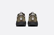 Dior B22 Sneaker Khaki and Black Technical Mesh and Khaki Calfskin - 3SN231ZHM_H630 - 3