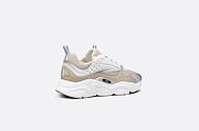 Dior B22 Sneaker Cream Technical Mesh with Beige and White Smooth Calfskin - 3SN231YXX_H160 - 5