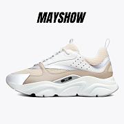 Dior B22 Sneaker Cream Technical Mesh with Beige and White Smooth Calfskin - 3SN231YXX_H160 - 1